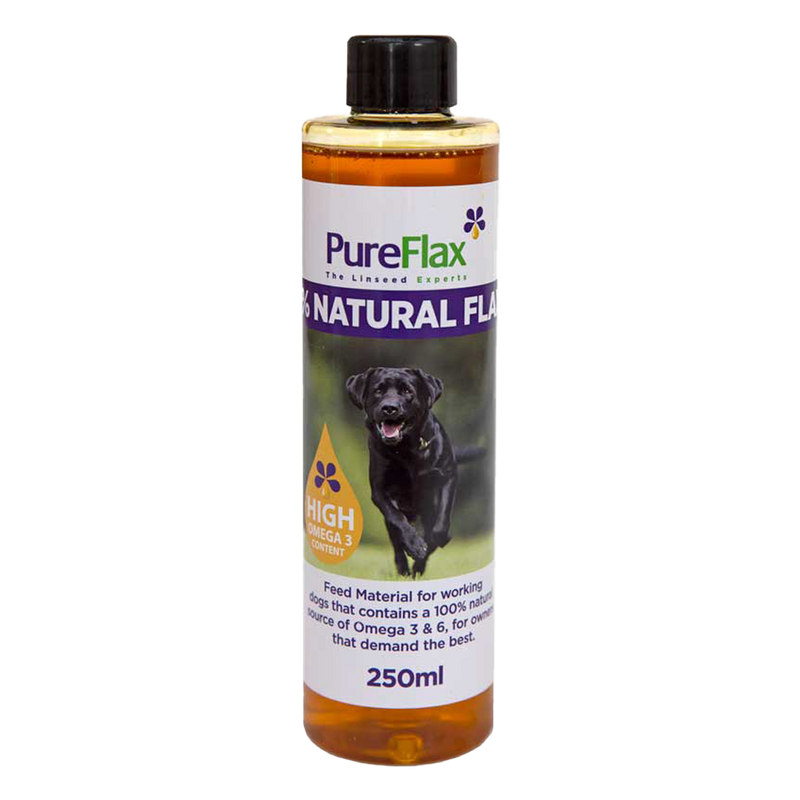 100% Natural Flax Oil For Dogs - WOODLAND STORM