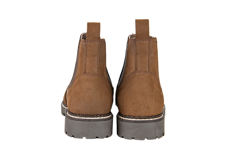 Omnio: Leather Chelsea Boot - Nubuck - WOODLAND STORM