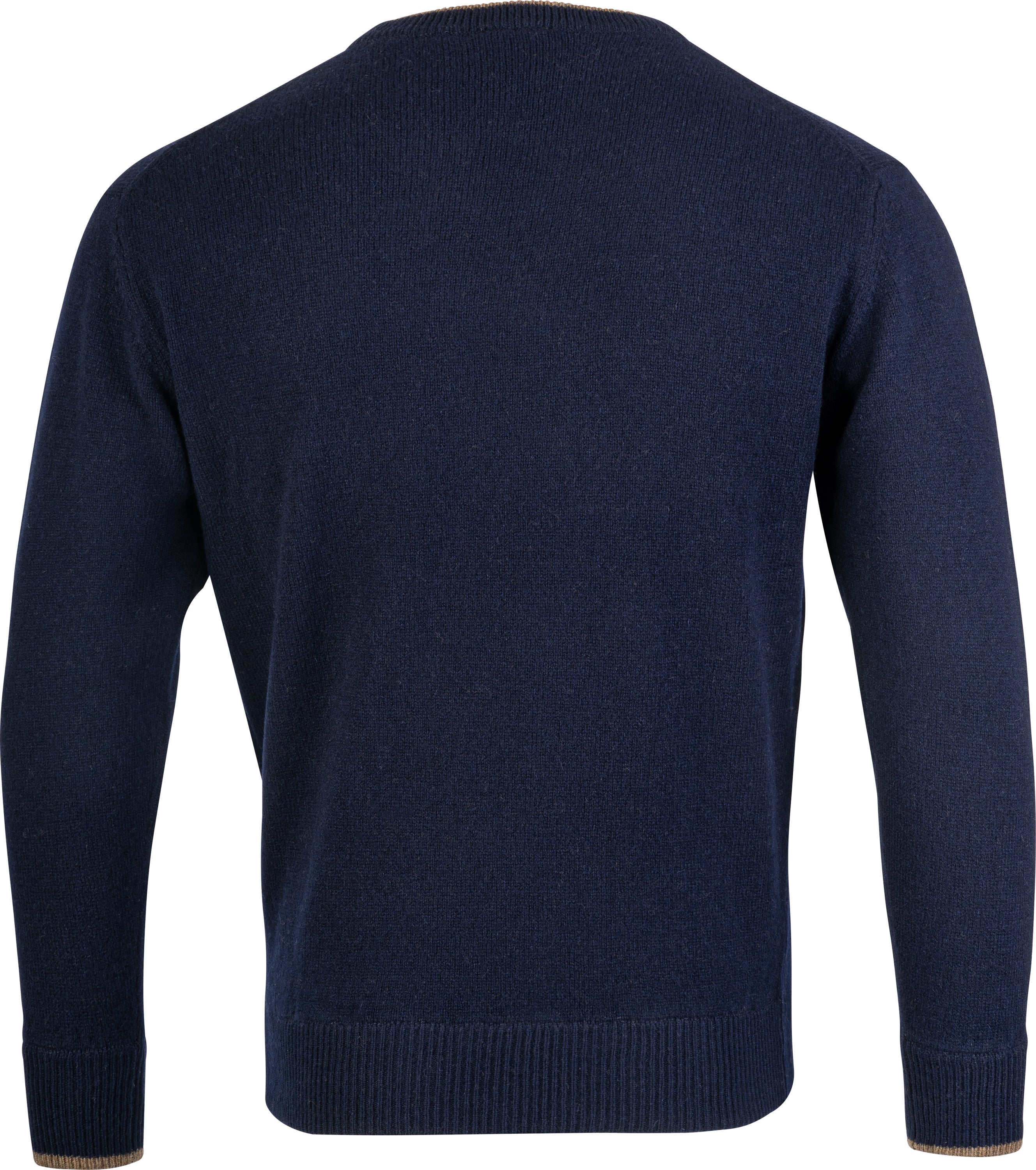 Ashcombe 100% Lambswool Crewknit - WOODLAND STORM