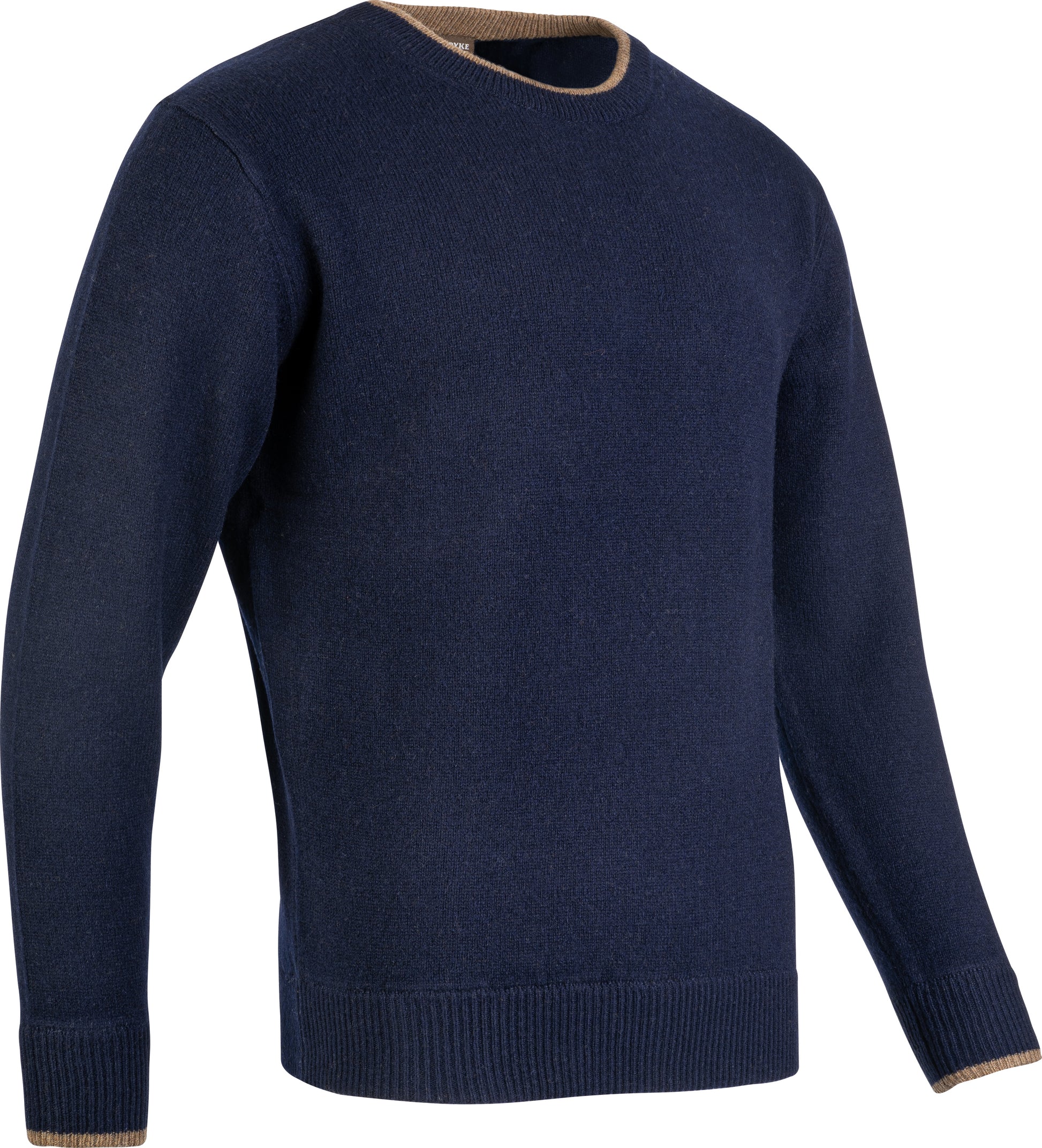 Ashcombe 100% Lambswool Crewknit - WOODLAND STORM