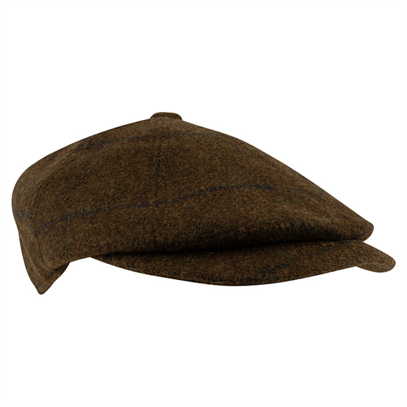 Newsboy Cap Brown Tweed