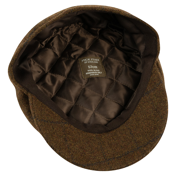 Newsboy Cap Brown Tweed