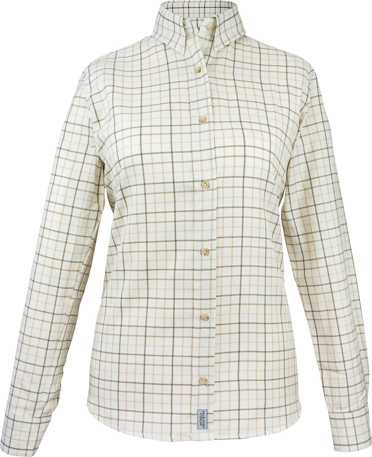 Ladies Countryman Shirt Large Check Brown