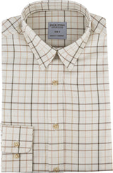 Ladies Countryman Shirt Large Check Brown