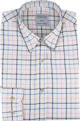 Ladies Countryman Shirt Large Check Navy