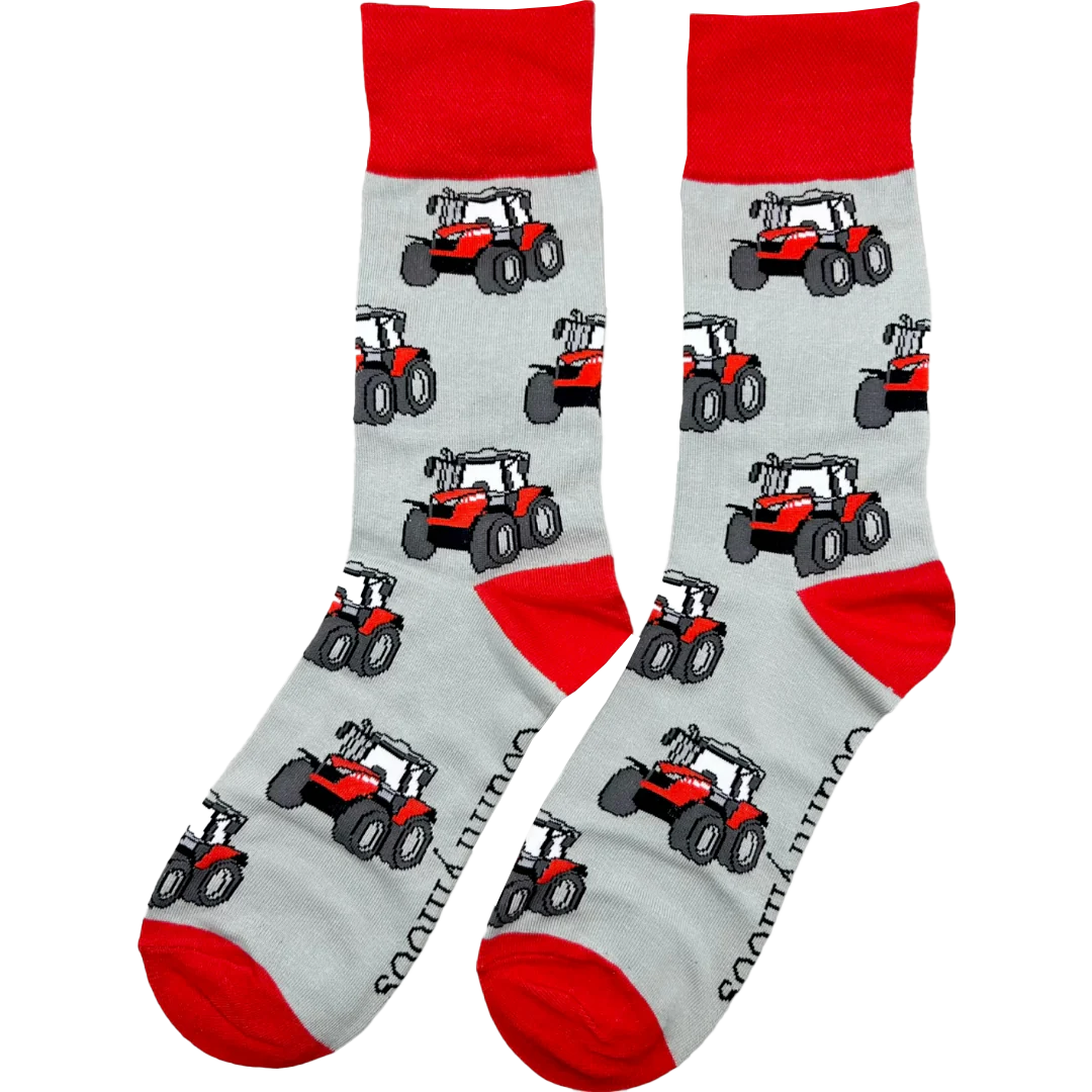 Red Tractor Crew Socks